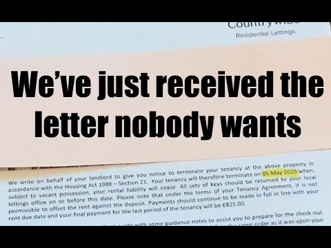 We’ve just received “that letter” Day 1 of eviction blog. #eviction #evictionnotice #blog