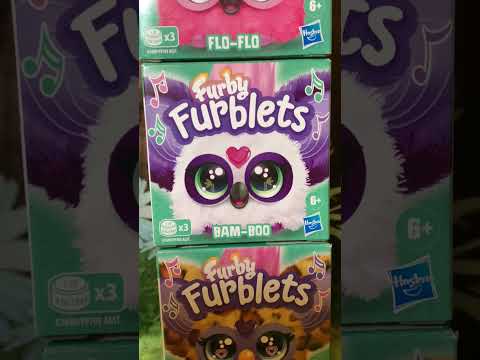 Furby Furblets Flo-Flo, Bam-Boo & Chee-Chee Unboxing Later Today! #furblets #shorts #furblets2024