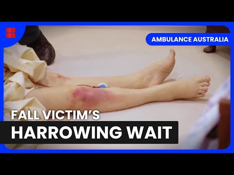 Cherry Picker Rescue for Elderly Fall Victim - Ambulance Australia - Medical Documentary