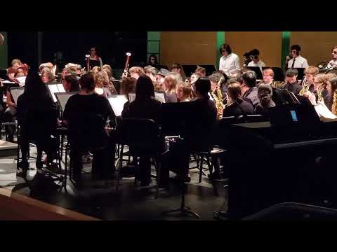 "Godzilla Eats Las Vegas!" by Eric Whitacre. Winchester High School Concert Band @Spring Band Fling