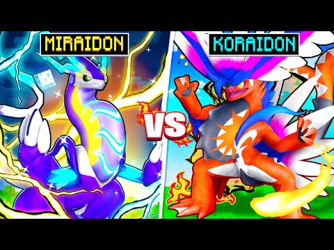 MIRAIDON Vs KORAIDON in Minecraft PIXELMON!