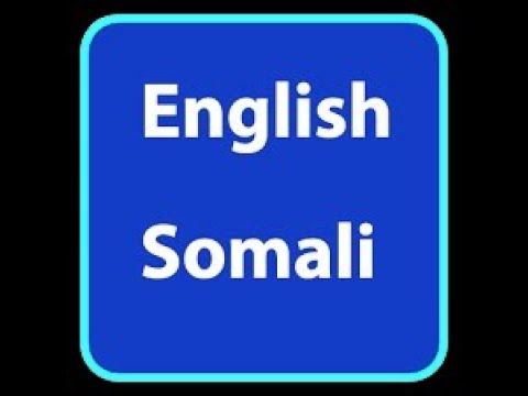 Cashar English to Somali ah About Voting Election