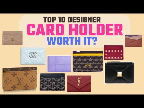 TOP 10 designer CARD HOLDER - WORTH IT ? 🥰 💓 Luxury Crossbody Bags 💓 LUXURY CARD HOLDERS