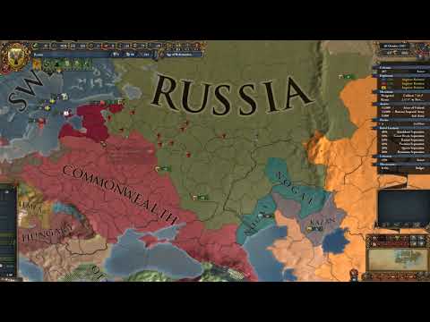 Gaming in History: Europa Universalis IV, Russia VS Poland w-friends ep19