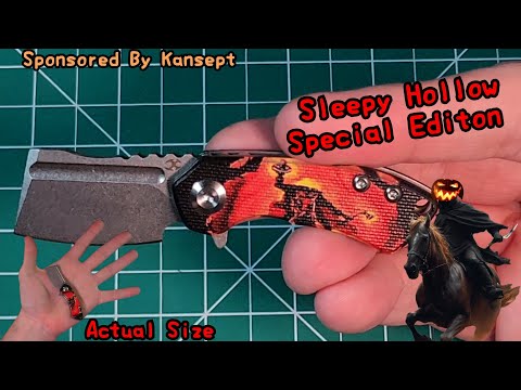 Kansept Mini KORVID Sleepy Hollow  Special Editon G10 157cm stainless steel 1.45" blade Koch Tools