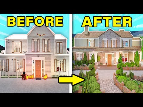 RENOVATING my SUBSCRIBER'S HOUSE in Bloxburg