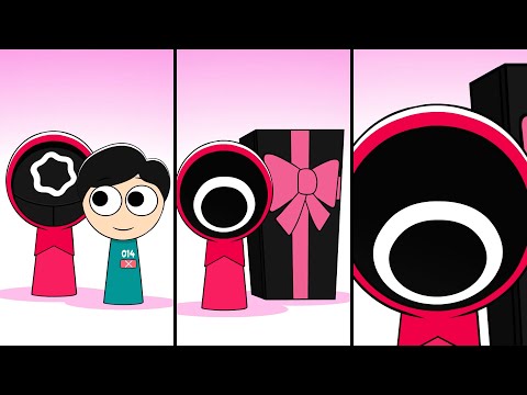 Sprunki OC ALL Phases, Sprunki Guard meets Player Squid Game  | Compilation Incredibox