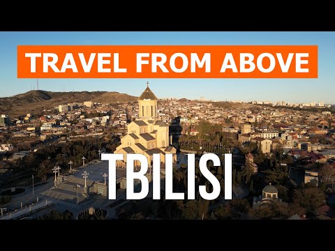 Tbilisi from drone | 4k video | Georgia, Tbilisi from above