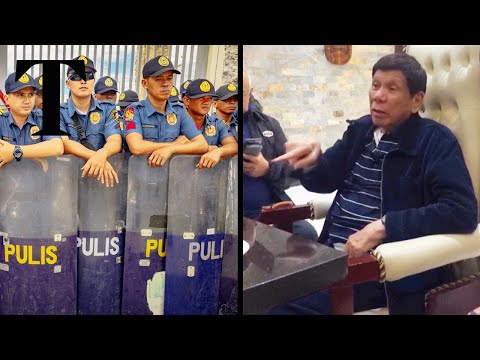 Moment Duterte arrested for thousands of killings in drug war