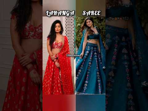 SAREE 🆚️ LAHANGA || Dangal tv 📺 all current shows actor || comment your favourite | saree vs lahanga