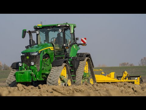 JOHN DEERE 8RX410 & BEDNAR KATOR KN 7000 Q PROFI