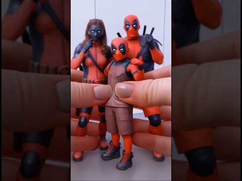 Learn Colors Deadpool Squish #katebrush #shorts #learncolots