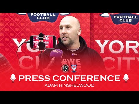 🗣️ Press Conference | Adam Hinshelwood pre-Maidenhead United (A)