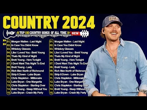 Country Songs Playlist 2024 ️🎵 Morgan Wallen, Chris Stapleton, Luke Combs, Luke Bryan, Brett Young