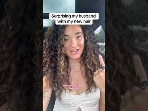 I Changed My Hair And Surprised My Husband #couple #marriedlife