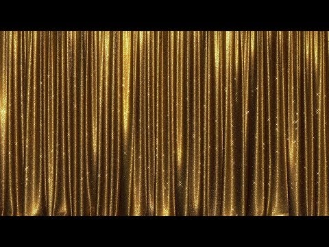 Curtain Gold Glitter Loop 4K Luxury Backdrop Background