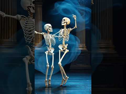 funny Skeleton dancing  #comedy #cute #laugh