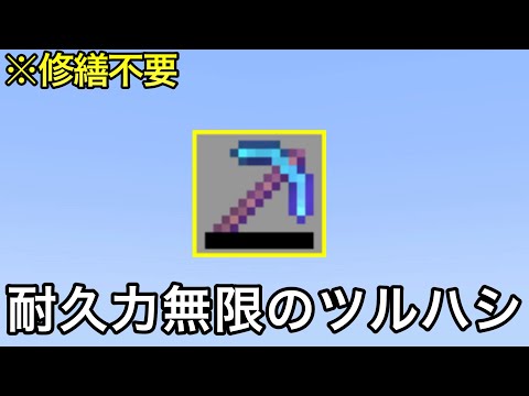 【マイクラ】サバイバルで入手できる耐久力∞のつるはしをご存知でしょうか..？　～普通自力では気づけない小ネタ・雑学11選～【マインクラフト】【まいくら】【裏技】【小ネタ】【統合版】