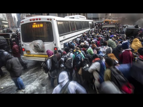 Terrified Migrants Flee NYC… as 25 Shelters Close