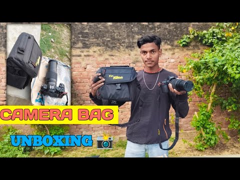 NIKON Z50II CAMERA BAG UNBOXING 😍♥️ #nikonz50ii #bagunboxing @Samanvlogs1