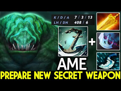 AME [Tidehunter] Prepare New Secret Weapon Radiance Build Dota 2