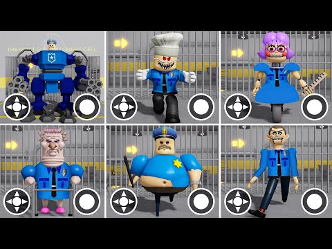 What if I BECOME ALL Barry's Prison MORPHS! - Gran, Robot, Siren, Papa (#roblox)