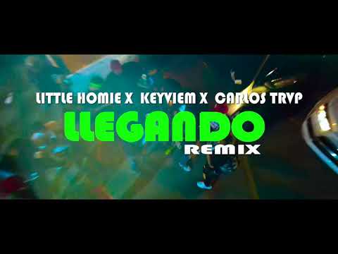 LITTLE HOMIE X KEYVIEM X CARLOS TRVP - LLEGANDO REMIX 💚🍍 (VIDEO OFICIAL) #dominicandrill