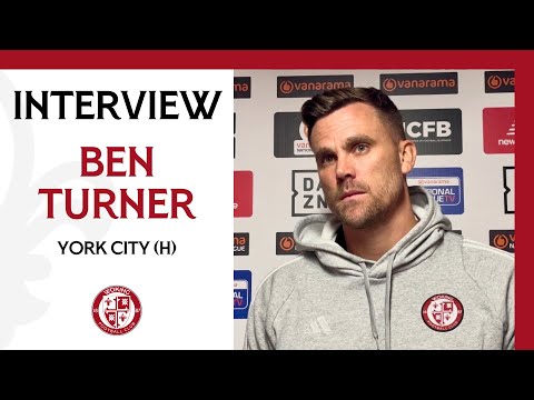 Woking 1-1 York City | Ben Turner Interview