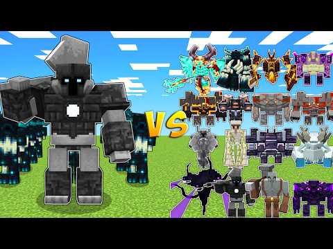 WARDEN ARMY vs ALL MINECRAFT BOSSES