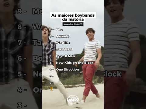 Essas são as 10 maiores boybands da história, segundo o Chat GPT 🎵💫