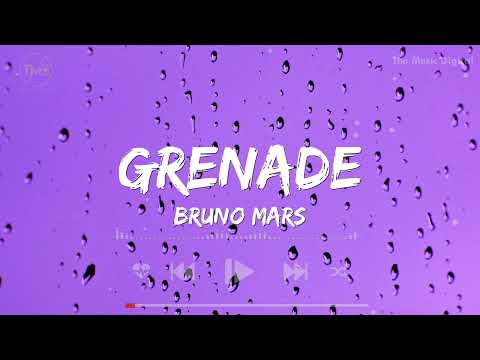 Grenade - Bruno Mars (Lyrics) | Shawn Mendes, Ellie Goulding, Billie Eilish,...