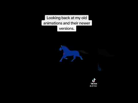 my animations in retrospect #animated #horseanimation #animatedhorse