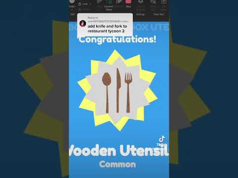 The Rarest Knives And Forks In Restaurant Tycoon 2 #roblox #restauranttycoon2