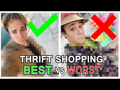 Thrift Shopping for CRAZY outfits! 😬👕