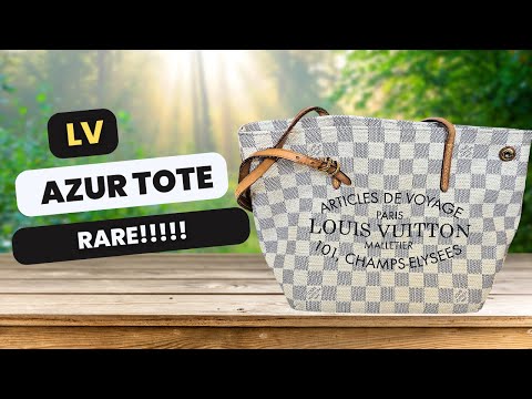 Review: Louis Vuitton  Damier Azur Cabas Adventure PM Tote  Bag