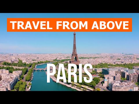 Paris from above | Drone video in 4k | France, Paris city from the air