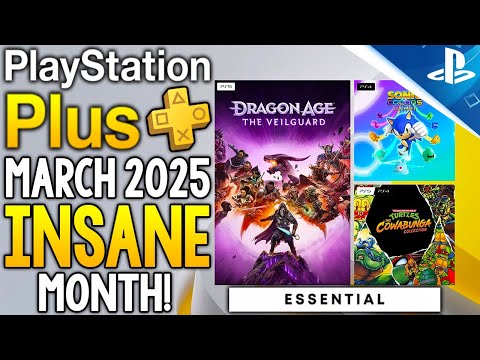 PS PLUS March 2025 is Absolutely INSANE! (PlayStation Plus March Games 2025 PS+)