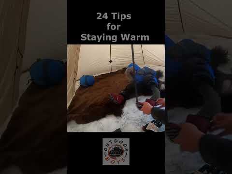 NEVER get cold feet again! Ultimate Winter Camping Hack #camping