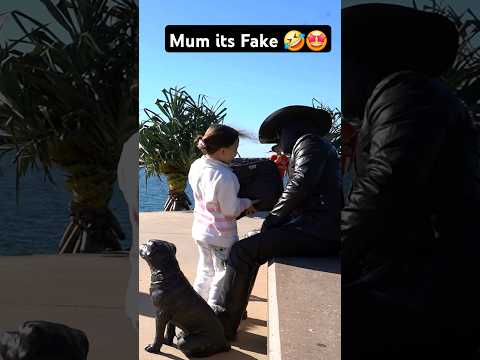 Mum its Fake 🤣🤩 #prank #funny #fun # #mahdi_fun  #statue_prank #shorts #reels #viral #explore #jokes