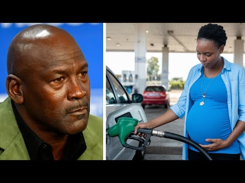 Michael Jordan Notices a Black Pregnant Woman Working Hard at a Gas Station, His Act Will Shock You