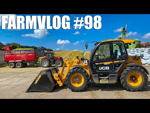 FARMVlog #98 - Jak jsem byl týden na službách 1/2 🚜🌽 | Opět jsem si to zkusil s JCB na jámě