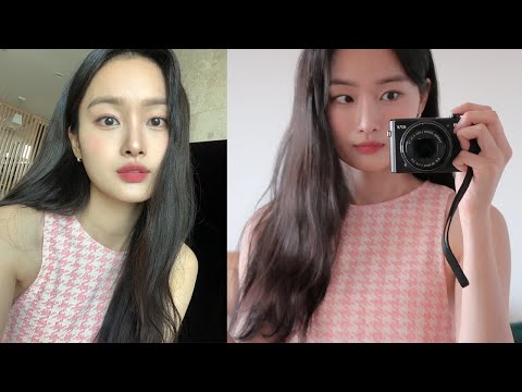 GRWM 매일 하는 핑크 메이크업 + 집에서만 시도해 본 핑크 룩💞