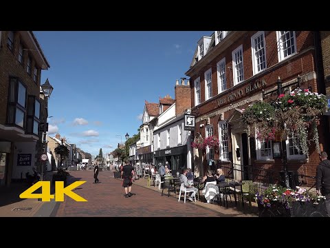 Bicester Walk: Town Centre【4K】