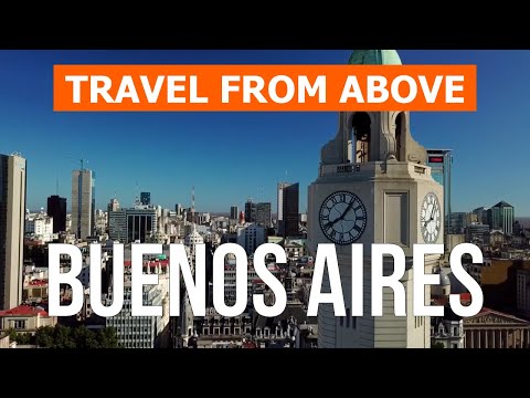 Buenos Aires from drone | 4k video | Argentina, Buenos Aires from above