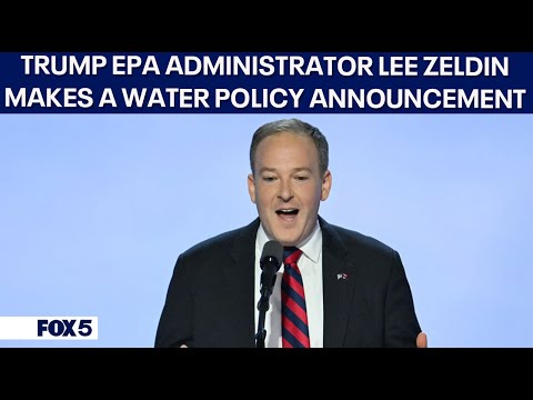 Trump EPA Administrator Lee Zeldin makes Water Policy announcement with Senate Republicans