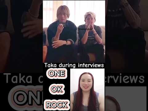 ONE OK ROCK [Taka's funny faces during interviews] #oneokrock #taka #toru #funny #shorts #trending