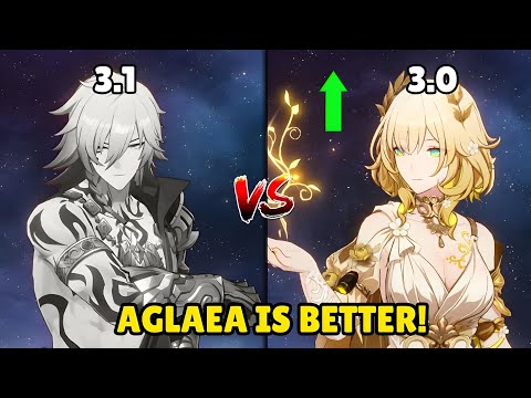 [V3] THAT IS WHY YOU PULL AGLAEA! | Mydei vs Aglaea Showcase Comparison (ft Tribbie) | HSR 3.1