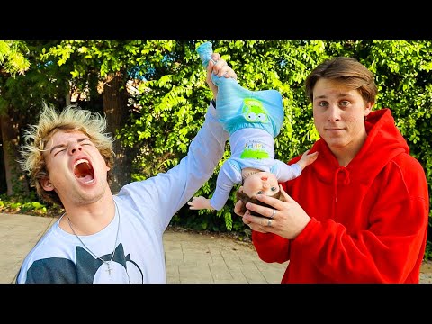 WE STOLE OUR BEST FRIENDS BABY!!