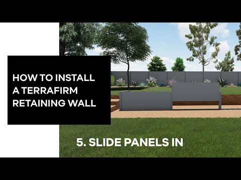 How To Install a TerraFirm Retaining Wall | ModularWalls