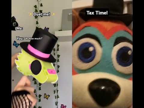 Tax time #duet #fnaf #plush #shorts #funny #comedy #fivenightsatfreddys #freddyfazbear